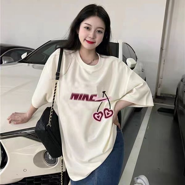 designer nn letter t-shirt women's loose casual fashion shirts pure cotton sweat comfortable t-shirts, White
designer nn letter t-shirt women's loose casual fashion shirts pure cotton sweat comfortable t-shirts, White