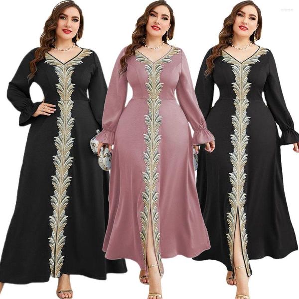 

Ethnic Clothing Eid Mubarak Abaya Women Elegant Muslim Maxi Dress Turkey Arabic Islamic Kaftan Party Femme Jilbab Caftan Vestidos Robe