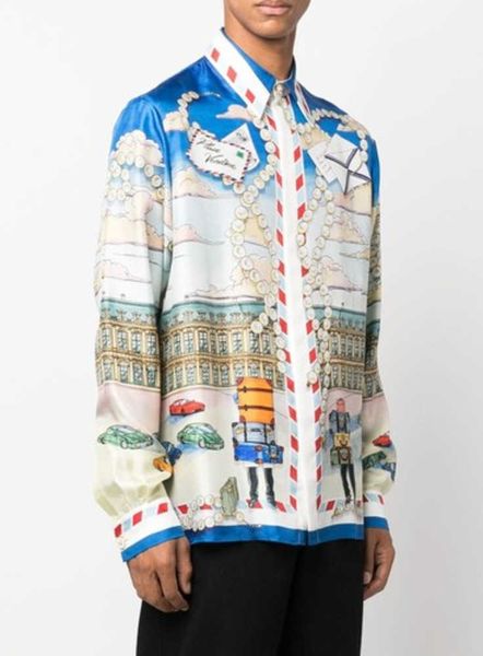 23ss casablanca designer shirt silk casual style chain car loose men and women versatile fashion brand long hawaii beach sleeve, White;black
23ss casablanca designer shirt silk casual style chain car loose men and women versatile fashion brand long hawaii beach sleeve, White;black