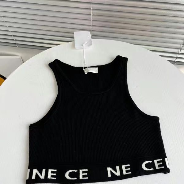 designer womens crop embroidery letter knits vest designer breathable knitted vests outdoor sport camis knits tee yoga tees, White
designer womens crop embroidery letter knits vest designer breathable knitted vests outdoor sport camis knits tee yoga tees, White