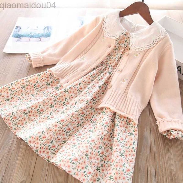 clothing sets girl's dress 2023 spring autumn clothes children floral skirt sweater cardigan two-piece s aa230504, White
clothing sets girl's dress 2023 spring autumn clothes children floral skirt sweater cardigan two-piece s aa230504, White