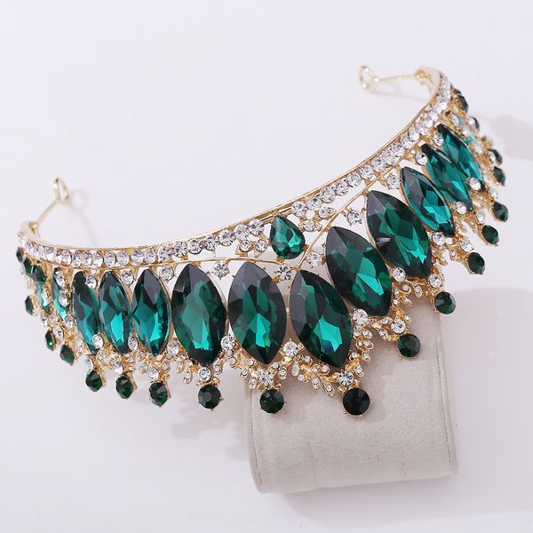 crystal wedding crown headwear atmospheric red alloy set with rhinestone crystal crown party dress accessories ts-0156, Silver
crystal wedding crown headwear atmospheric red alloy set with rhinestone crystal crown party dress accessories ts-0156, Silver