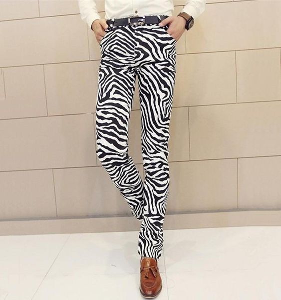 pants s6xl male fashion casual pants personality zebra print skinny pants trousers men's ds costumes, Black
pants s6xl male fashion casual pants personality zebra print skinny pants trousers men's ds costumes, Black