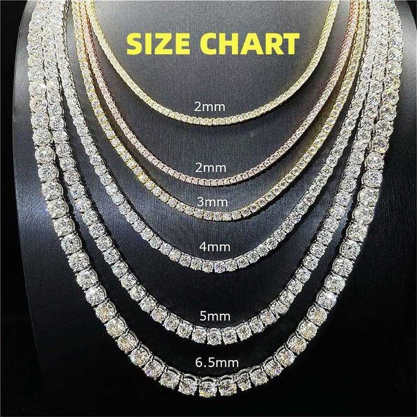 popular hip-hop jewelry 3mm 4mm 5mm 6.5mm s925 silver colored diamond moissanite tennis chain necklace
popular hip-hop jewelry 3mm 4mm 5mm 6.5mm s925 silver colored diamond moissanite tennis chain necklace