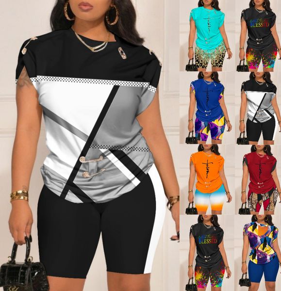 womens two piece pants teesshorts sets casual 2piece combination summer fashion pin print tshirt shorts suit sxxxl 230504, White
womens two piece pants teesshorts sets casual 2piece combination summer fashion pin print tshirt shorts suit sxxxl 230504, White