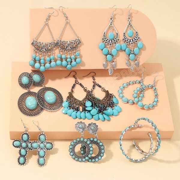 bohemian long colorful tassel beads water drop dangle earrings for women vintage gold color drop earrings pendientes mujer, Silver
bohemian long colorful tassel beads water drop dangle earrings for women vintage gold color drop earrings pendientes mujer, Silver