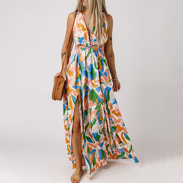 casual dresses selling womens sleeveless coldshoulder long summer printed hollow out vneck slit hemline at hem 230504, Black;gray
casual dresses selling womens sleeveless coldshoulder long summer printed hollow out vneck slit hemline at hem 230504, Black;gray