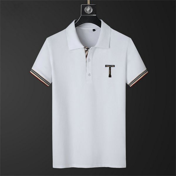 men and women designer polo shirt men's casual business fashion letter printed t-shirt high street men's polo shirt quality wholes, White;black
men and women designer polo shirt men's casual business fashion letter printed t-shirt high street men's polo shirt quality wholes, White;black