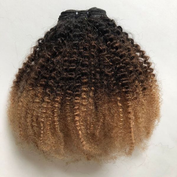brazilian afro kinky curly human hair bundles 1b/4/27 ombre color two tone honey blonde hair weaves, Black
brazilian afro kinky curly human hair bundles 1b/4/27 ombre color two tone honey blonde hair weaves, Black