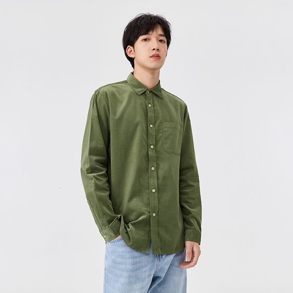 men's casual shirts semir corduroy shirt men long sleeve autumn retro shirt men's practical clothes 230504, White;black
men's casual shirts semir corduroy shirt men long sleeve autumn retro shirt men's practical clothes 230504, White;black