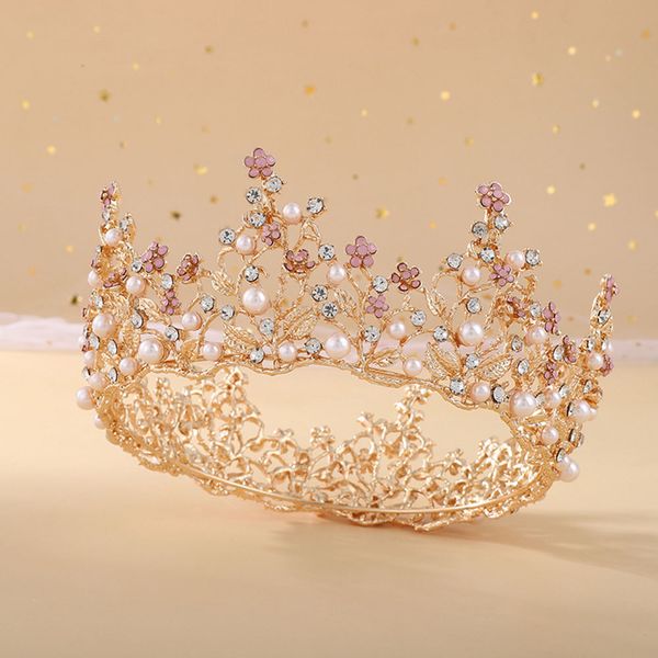 2023 new fashion european and american sen series flower round crown bridal wedding dress hair accessories model selection beauty crown head, Silver
2023 new fashion european and american sen series flower round crown bridal wedding dress hair accessories model selection beauty crown head, Silver