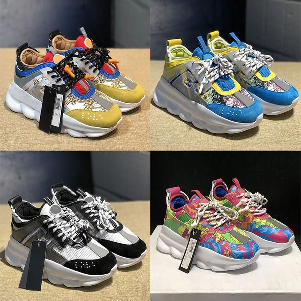 designer italy sneakers chain reaction shoes reflective height luxury women men triple black white multi-color suede red blue yellow fluo ta
designer italy sneakers chain reaction shoes reflective height luxury women men triple black white multi-color suede red blue yellow fluo ta