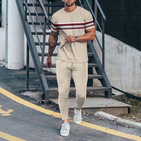 mens tracksuits luxury fashion tshirt set 3d printed oneck striped geometric splicing short sleeves pants 2piece large 230503, Gray
mens tracksuits luxury fashion tshirt set 3d printed oneck striped geometric splicing short sleeves pants 2piece large 230503, Gray