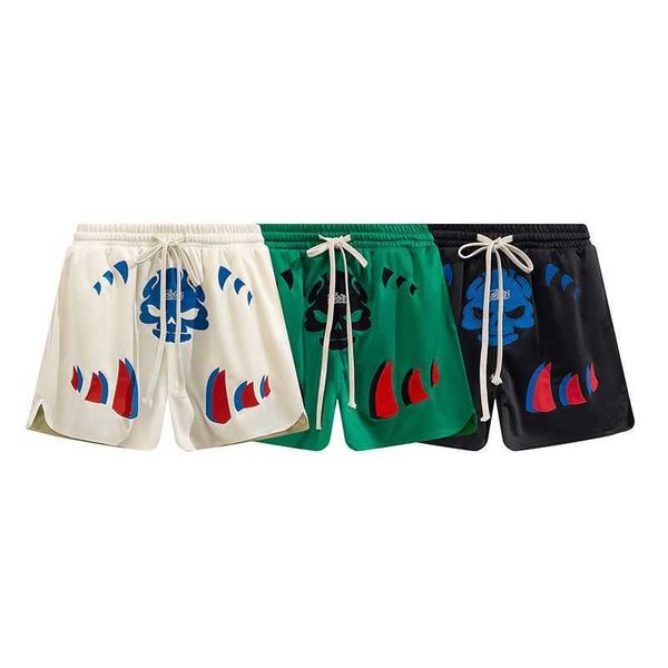 designer men's shorts 2022 summer new skull embroidery sticker high street trendy shorts for men and women's casual sports capris, White;black
designer men's shorts 2022 summer new skull embroidery sticker high street trendy shorts for men and women's casual sports capris, White;black