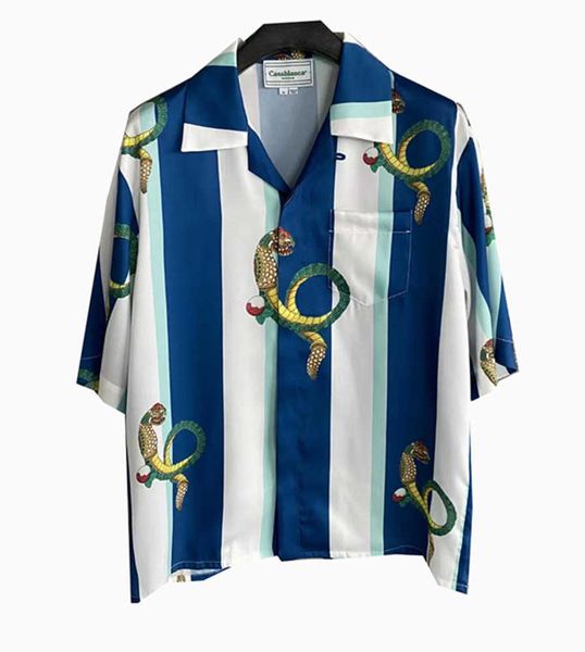 casablanca designer shirt silk casual white blue lychee couple hawaiian beach short sleeve shirt, White;black
casablanca designer shirt silk casual white blue lychee couple hawaiian beach short sleeve shirt, White;black