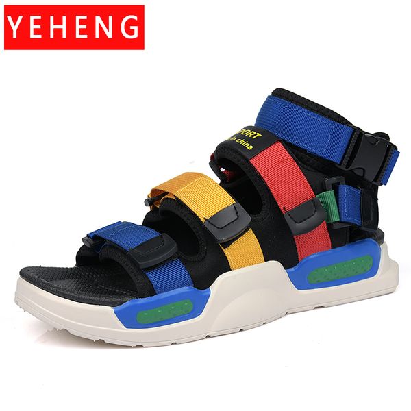 sandals quality summer mens gladiator rome flats high couple beach casual shoes thicken open toe flip flops 230503, Black
sandals quality summer mens gladiator rome flats high couple beach casual shoes thicken open toe flip flops 230503, Black
