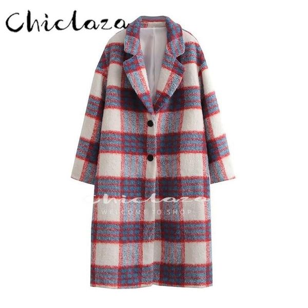 fur chiclaza 2022 autumn winter woman fashion long sleeves vintage plaid woolen coat female casual thicken warm outerwear, Black
fur chiclaza 2022 autumn winter woman fashion long sleeves vintage plaid woolen coat female casual thicken warm outerwear, Black