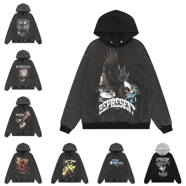 mens designer hoodies sweatshirt represent hoodie vintage doberman mens tracksuit 2023ss pattern printing loose couples hooded sweatshirts, Black
mens designer hoodies sweatshirt represent hoodie vintage doberman mens tracksuit 2023ss pattern printing loose couples hooded sweatshirts, Black