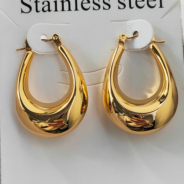 hoop huggie retro u-shaped stainless steel earrings suitable for women high polished round earrings statement jewelry gift waterproof, Golden;silver
hoop huggie retro u-shaped stainless steel earrings suitable for women high polished round earrings statement jewelry gift waterproof, Golden;silver