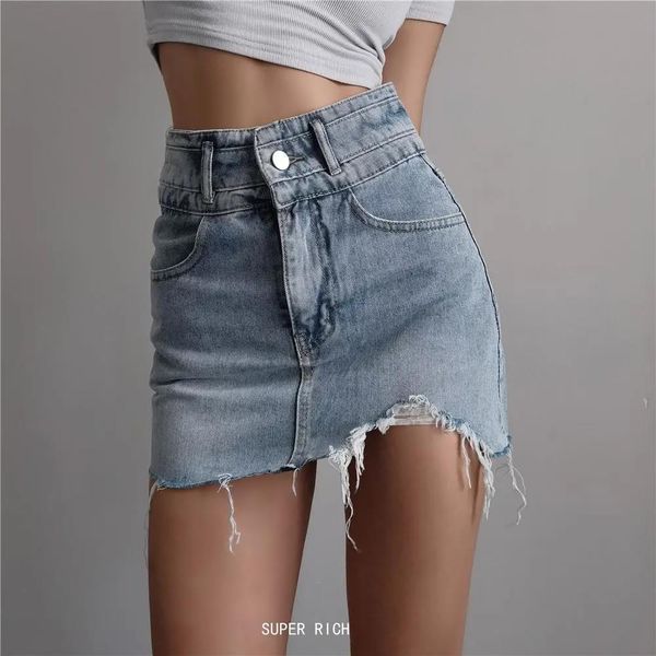 skirts chic and elegant woman jean plus size 4xl retro high waisted warp hip front zip make old rip edge denim 230428, Black
skirts chic and elegant woman jean plus size 4xl retro high waisted warp hip front zip make old rip edge denim 230428, Black