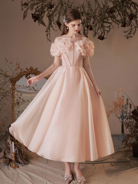 fancy prom dresses 2023 strapless high waist lace-up back tea length organza evening gowns, Black
fancy prom dresses 2023 strapless high waist lace-up back tea length organza evening gowns, Black