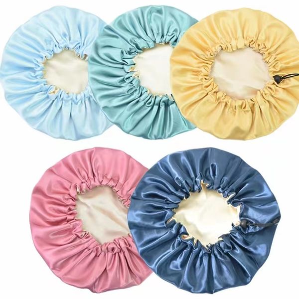 wholesale elastic band big size wide band adjustable satin bonnet hair cover bonnets sleep cap hairdressing advertising hat
wholesale elastic band big size wide band adjustable satin bonnet hair cover bonnets sleep cap hairdressing advertising hat