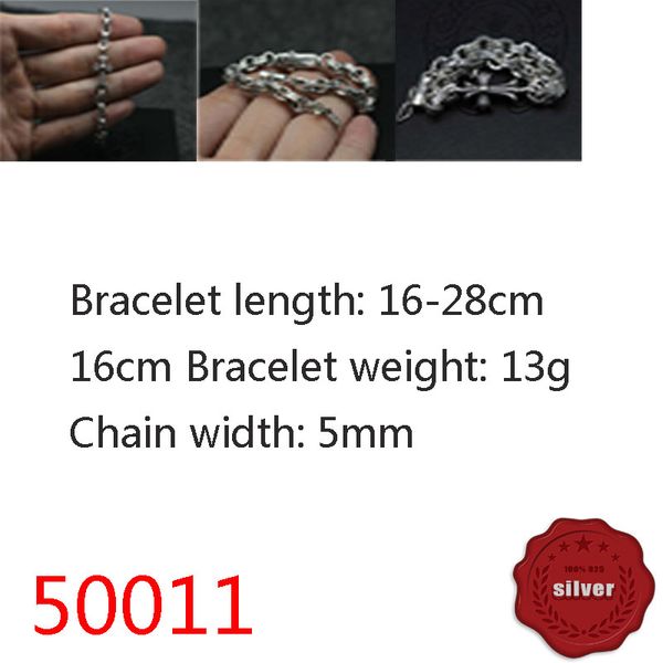 50011 personalized fashion bracelet s925 sterling silver vintage trend vintage punk cross flower letter hip hop simple trend punk hip hop je, Golden;silver
50011 personalized fashion bracelet s925 sterling silver vintage trend vintage punk cross flower letter hip hop simple trend punk hip hop je, Golden;silver