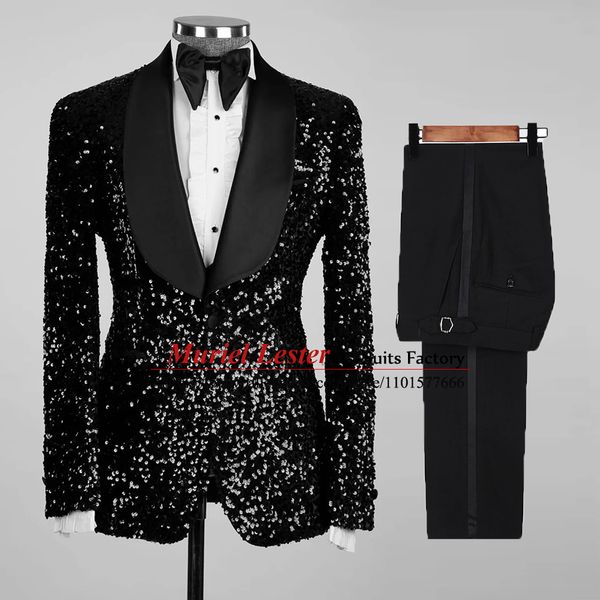 men s suits blazers elegant groom for men wedding tailored made shinny sequins beaded blazer formal male business tuxedo tailore made 3 piec, White;black
men s suits blazers elegant groom for men wedding tailored made shinny sequins beaded blazer formal male business tuxedo tailore made 3 piec, White;black