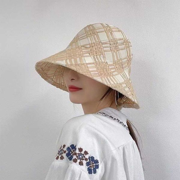 wide brim hats trendy wide brim fisherman hat summer raffia stitching sun hat foldable bucket hat sun protection gift for mother's day, Blue;gray
wide brim hats trendy wide brim fisherman hat summer raffia stitching sun hat foldable bucket hat sun protection gift for mother's day, Blue;gray