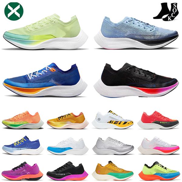 

original og zm fly knit running shoes vaporfly next% 2 men women classic knicks hyper turquoise violet rawdacious offs black white volt dhga