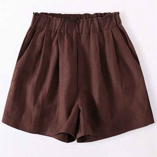 women's shorts cotton linen women's summer shorts loose wide leg black shorts literary casual solid elastic waist comfortable cott, White;black
women's shorts cotton linen women's summer shorts loose wide leg black shorts literary casual solid elastic waist comfortable cott, White;black