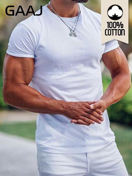 men's t-shirts gaaj 100 cotton t shirts men summer simple o neck solid casual tshirt clothing man cool tee shirts streetwear 200g 2305, White;black
men's t-shirts gaaj 100 cotton t shirts men summer simple o neck solid casual tshirt clothing man cool tee shirts streetwear 200g 2305, White;black