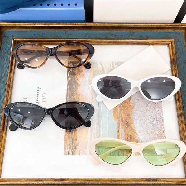 g family narrow frame women's ins net red same style personalized cat's eye plate fashionable sunglasses gg1377, White;black
g family narrow frame women's ins net red same style personalized cat's eye plate fashionable sunglasses gg1377, White;black