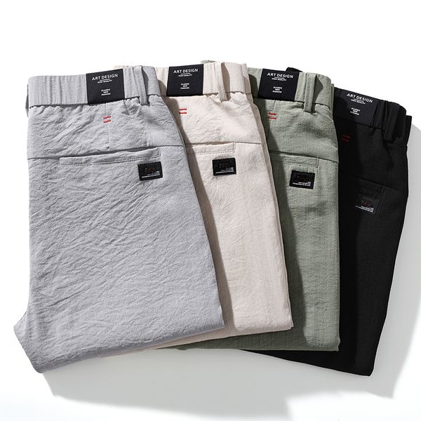 men's pants spring summer classic men's elastic casual pants mens business dress slim fit jogger stretch long trousers male green, Black
men's pants spring summer classic men's elastic casual pants mens business dress slim fit jogger stretch long trousers male green, Black