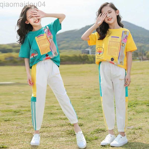 clothing sets 4-13 years kids summer casual fashion short sleeve shirts+long pants 2pcs suits students teenage girls boys birthday aa230504, White
clothing sets 4-13 years kids summer casual fashion short sleeve shirts+long pants 2pcs suits students teenage girls boys birthday aa230504, White