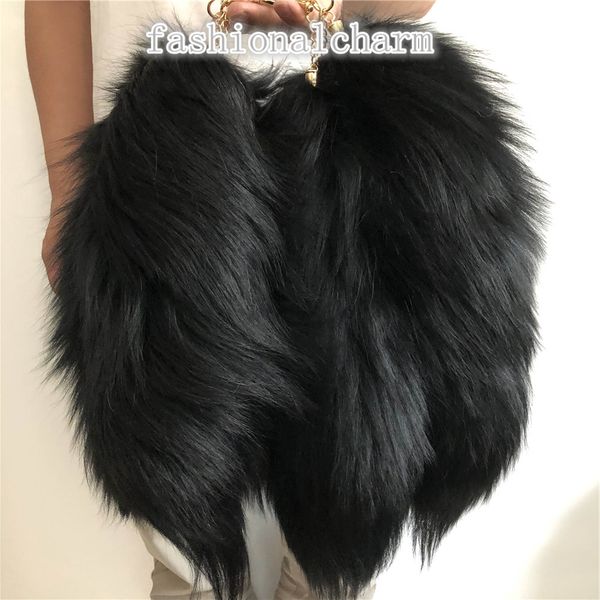 black-10pcs/lot 40cm/16" real genuine fox fur tail keychain cosplay toy keyring bag charm car phone pendant, Silver
black-10pcs/lot 40cm/16" real genuine fox fur tail keychain cosplay toy keyring bag charm car phone pendant, Silver