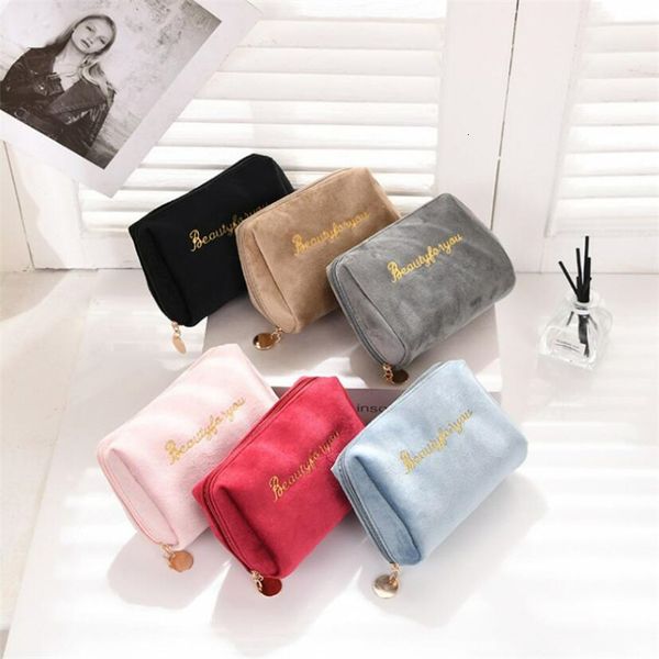 cosmetic bags cases 1 pc women zipper velvet make up travel large for up solid color female pouch necessaries 230503
cosmetic bags cases 1 pc women zipper velvet make up travel large for up solid color female pouch necessaries 230503