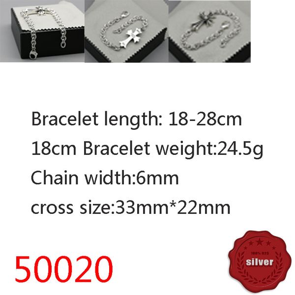 50020 european and american popular bracelets, retro fashion 925 sterling silver cross flower punk hip-hop style couple's fashionable a, Golden;silver
50020 european and american popular bracelets, retro fashion 925 sterling silver cross flower punk hip-hop style couple's fashionable a, Golden;silver