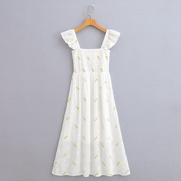 casual dresses 2023 summer new european and american style women's flower embroidery slim fit dress, Black;gray
casual dresses 2023 summer new european and american style women's flower embroidery slim fit dress, Black;gray