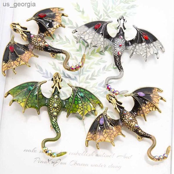 pins brooches new women vintage enamel cartoon fly dragon brooches pendant men rhinestone flying legand animal coat accessories brooch pins, Gray
pins brooches new women vintage enamel cartoon fly dragon brooches pendant men rhinestone flying legand animal coat accessories brooch pins, Gray