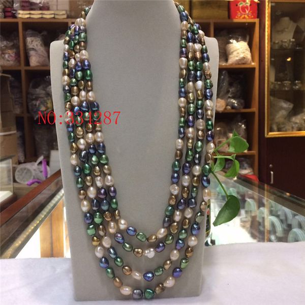 chokers natural freshwater pearl 89mm irregular shaped multicolored necklace 100 inches 230503, Golden;silver
chokers natural freshwater pearl 89mm irregular shaped multicolored necklace 100 inches 230503, Golden;silver