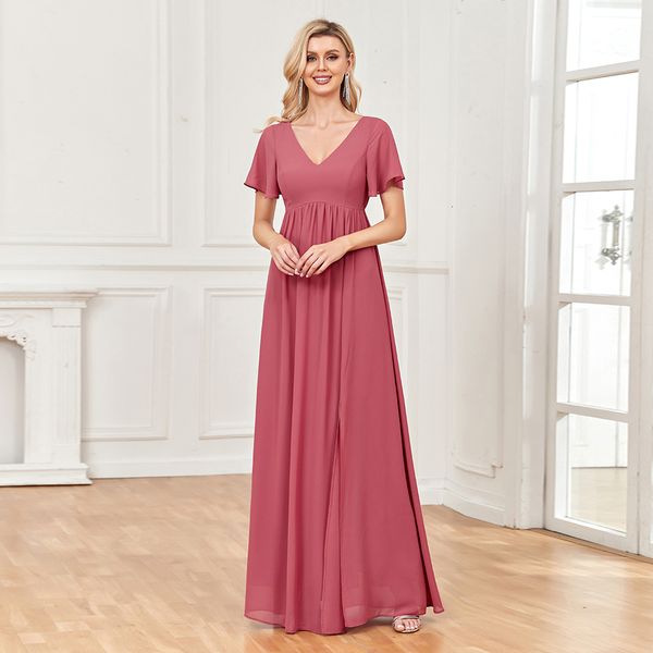 party dresses plus size spring summer chiffon evening gowns v-neck a-line wedding party bridesmaid dress side slit long dress 230504, White;black
party dresses plus size spring summer chiffon evening gowns v-neck a-line wedding party bridesmaid dress side slit long dress 230504, White;black