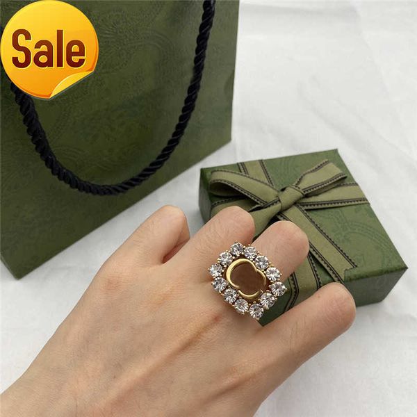 stylish diamond double letter ring rhinestone designer open rings shiny crystal la bague couple anello with gift box, Silver
stylish diamond double letter ring rhinestone designer open rings shiny crystal la bague couple anello with gift box, Silver