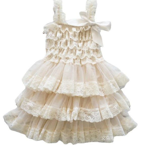 girl's dresses baby girls beach clothes wear summer princess chiffon lace suspender tutu skirt e18638, Red;yellow
girl's dresses baby girls beach clothes wear summer princess chiffon lace suspender tutu skirt e18638, Red;yellow
