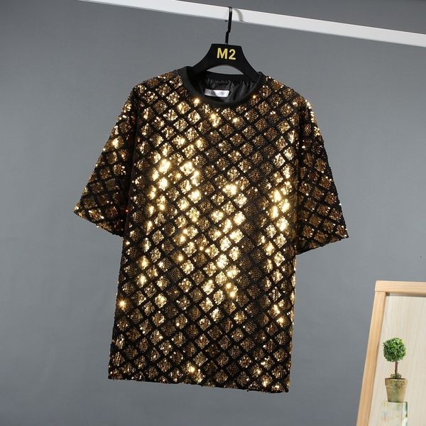 men s t shirts shiny sequin short sleeve t shirt nightclub dj hip hop punk tshirt stage costume mens harajuku streetwear 230503, White;black
men s t shirts shiny sequin short sleeve t shirt nightclub dj hip hop punk tshirt stage costume mens harajuku streetwear 230503, White;black