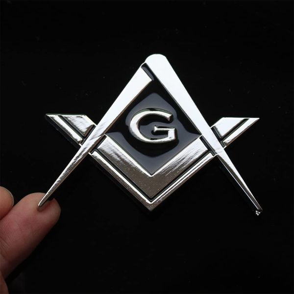 2 pack 2.75" chrome plated masonic car emblem mason square and compasses auto truck motorcycle decal gift accessories, Silver
2 pack 2.75" chrome plated masonic car emblem mason square and compasses auto truck motorcycle decal gift accessories, Silver
