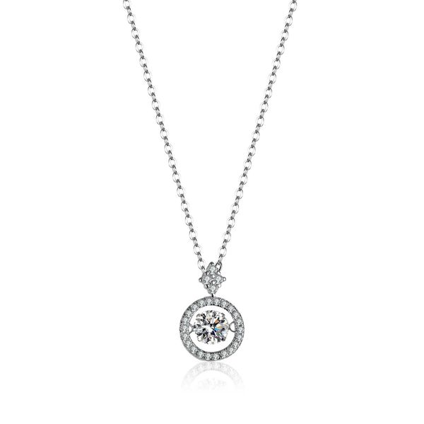 

Pendant Necklaces Jewelry Wholesale High Quality Circularity Jewelry moissanite pendant necklace