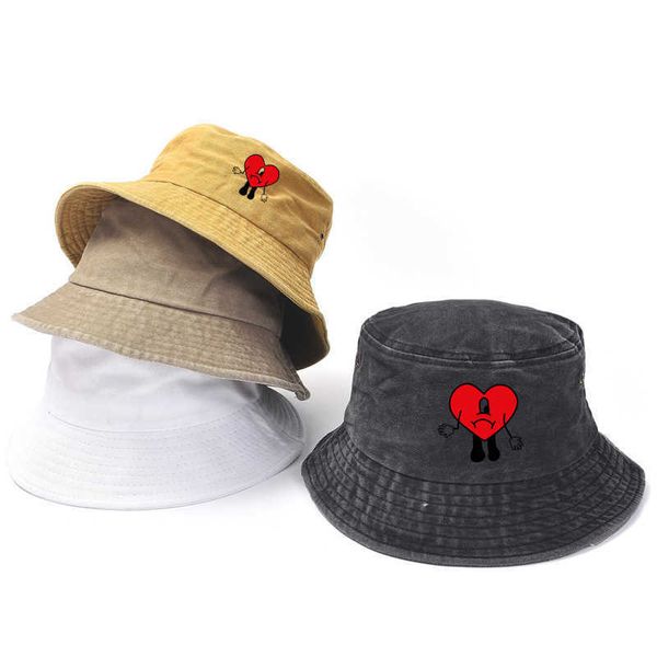 wide brim hats spring and summer men women bad bunny bucket hats casual hat wear outdoor fishing hats fisherman cap femme gorro j230503, Blue;gray
wide brim hats spring and summer men women bad bunny bucket hats casual hat wear outdoor fishing hats fisherman cap femme gorro j230503, Blue;gray
