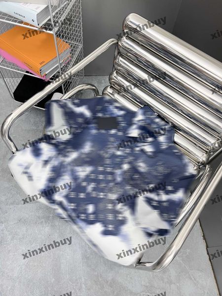 xinxinbuy men designer tee t shirt 23ss letter bandanna jacquard tie dye panelled pattern loose short sleeve cotton women blue s-2xl, Black;brown
xinxinbuy men designer tee t shirt 23ss letter bandanna jacquard tie dye panelled pattern loose short sleeve cotton women blue s-2xl, Black;brown