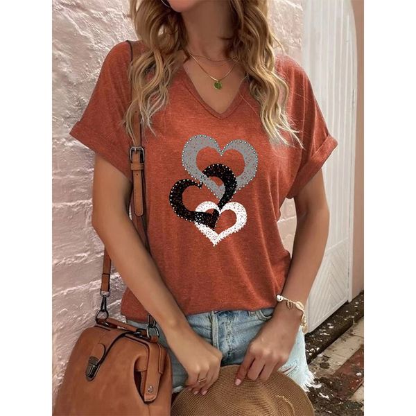 womens tshirt fashion ladies tshirt short sleeve heart shape 3d shirt tees girls oneck oversized apparel summer clothing womens 230503, White
womens tshirt fashion ladies tshirt short sleeve heart shape 3d shirt tees girls oneck oversized apparel summer clothing womens 230503, White
